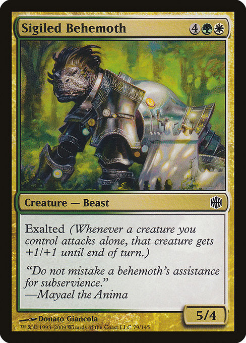 ARB: Sigiled Behemoth (Foil)
