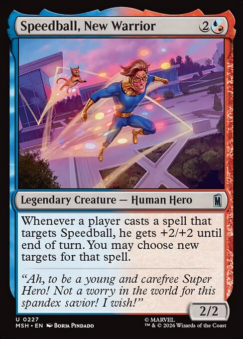 MSH: Speedball, New Warrior (Foil)