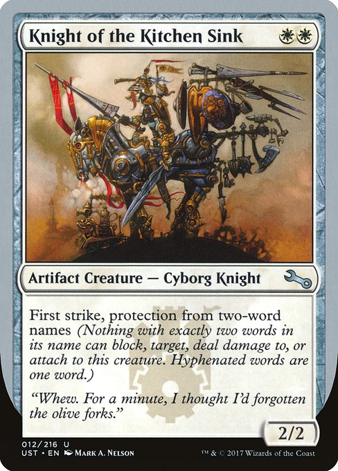 UST: Knight of the Kitchen Sink (E)