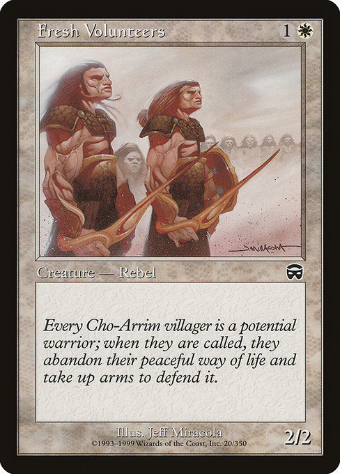 MMQ: Fresh Volunteers