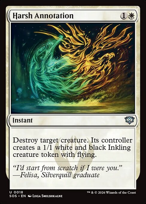 SOS: Harsh Annotation (Foil)