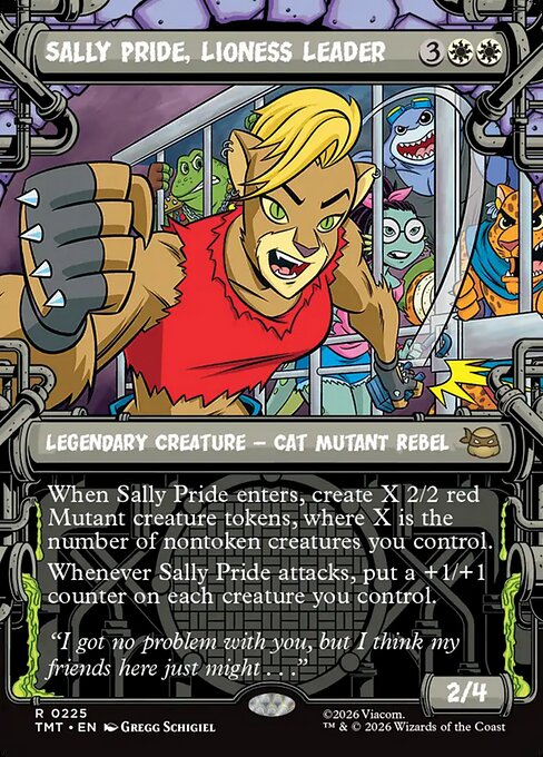TMT: Sally Pride, Lioness Leader (Showcase) (Foil)