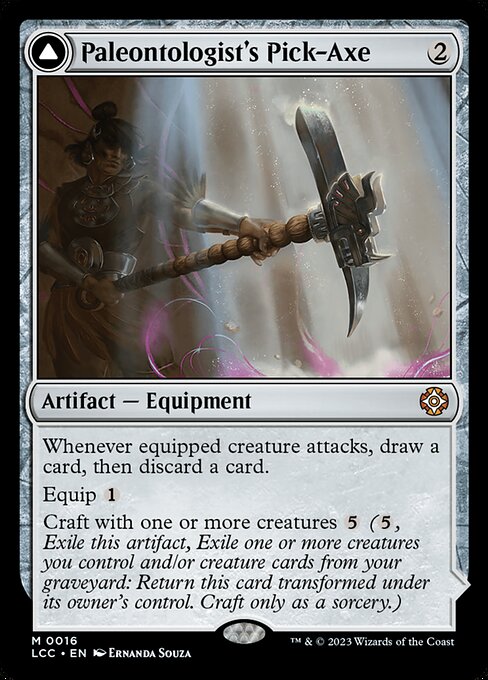 LCC: Paleontologist's Pick-Axe (Foil)