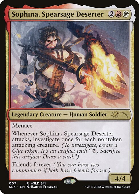 SLX: Sophina, Spearsage Deserter