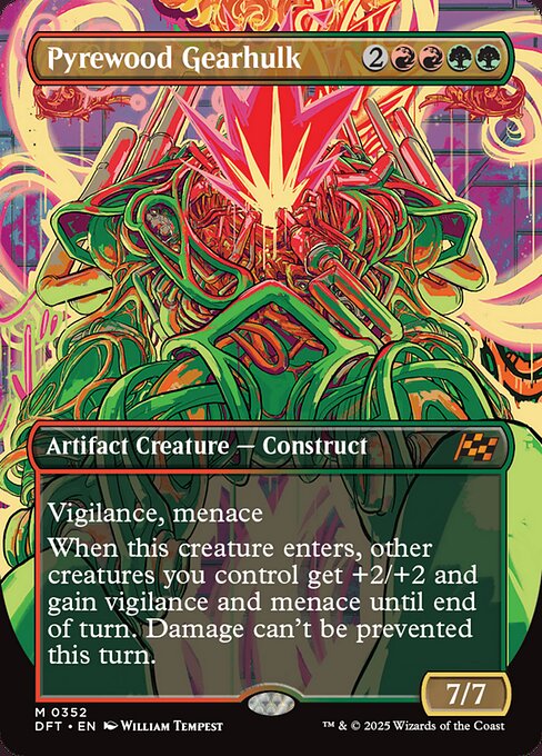 DFT: Pyrewood Gearhulk (Borderless) (Foil)