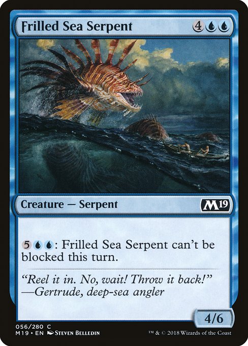 M19: Frilled Sea Serpent