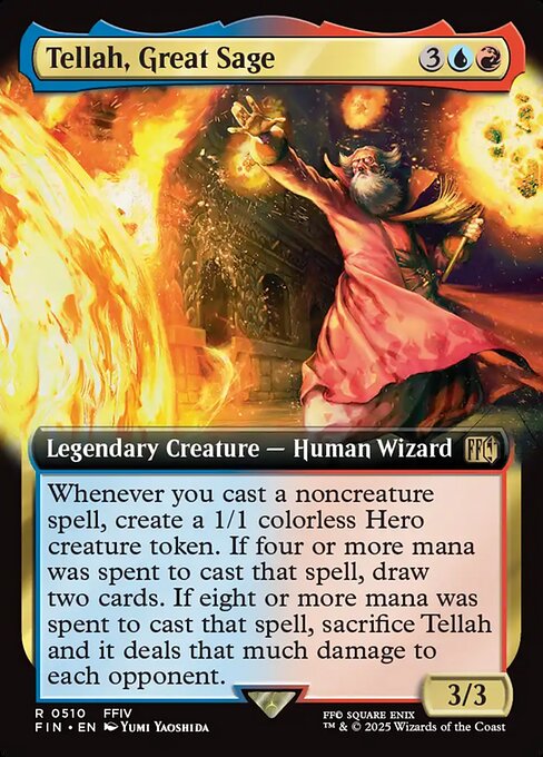 FIN: Tellah, Great Sage (Extended Art) (Foil)