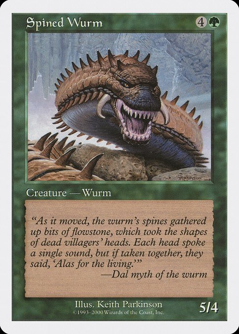 PMEI: Spined Wurm