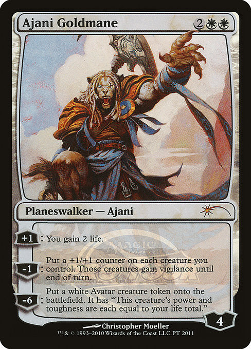 PPRO: Ajani Goldmane (2011 Pro Tour) (Foil)