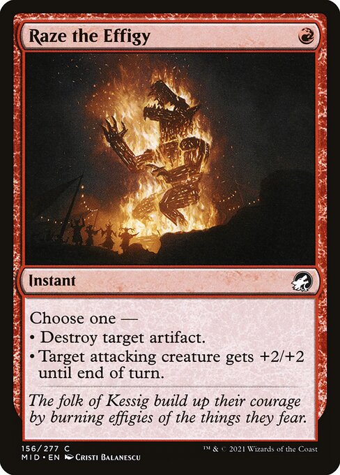 MID: Raze the Effigy (Foil)
