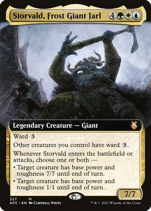 AFC: Storvald, Frost Giant Jarl (Extended Art)