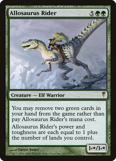 CSP: Allosaurus Rider (Foil)