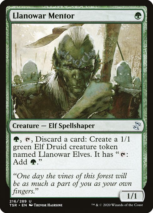 TSR: Llanowar Mentor (Foil)