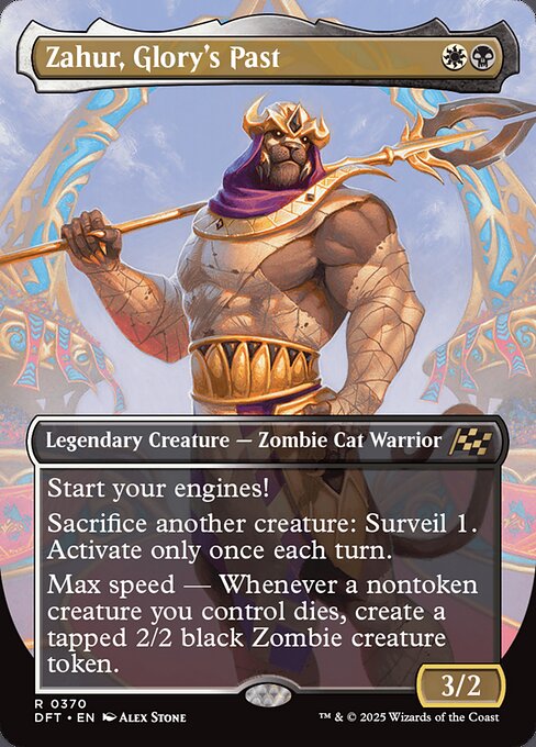 DFT: Zahur, Glory's Past (Borderless) (Foil)