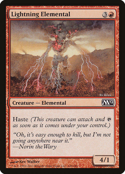 M12: Lightning Elemental
