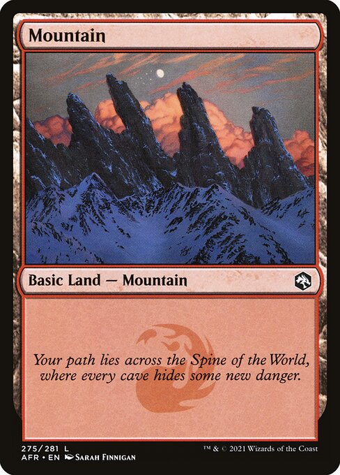 AFR: Mountain (275) (Foil)