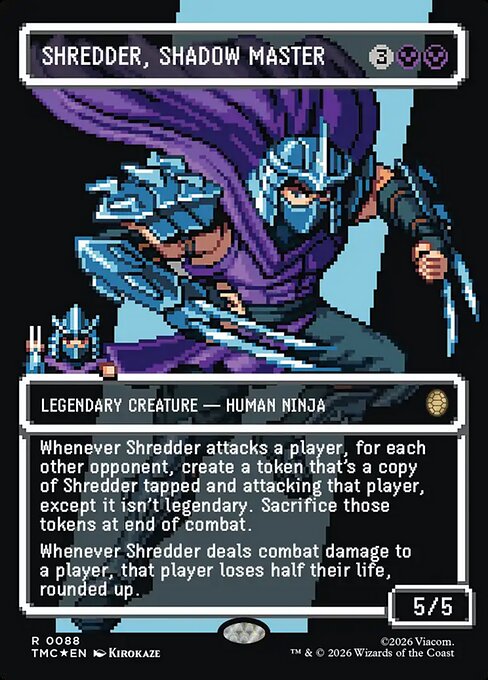 TMC: Shredder, Shadow Master (Borderless) (Surge Foil)