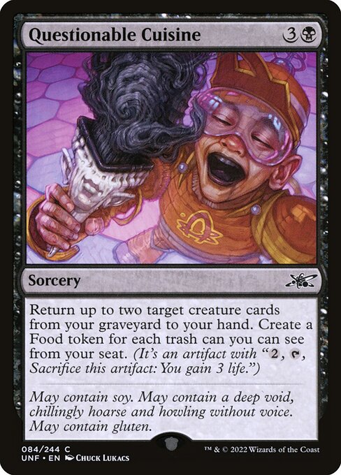 UNF: Questionable Cuisine (Foil)