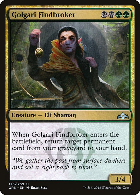 GRN: Golgari Findbroker (Foil)