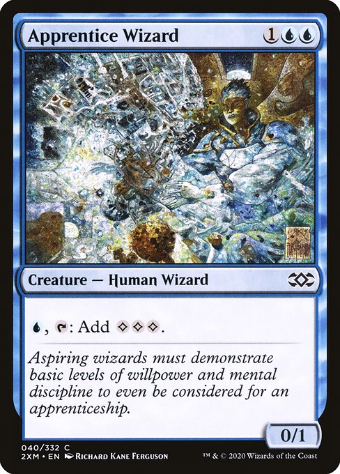 2XM: Apprentice Wizard (Foil)