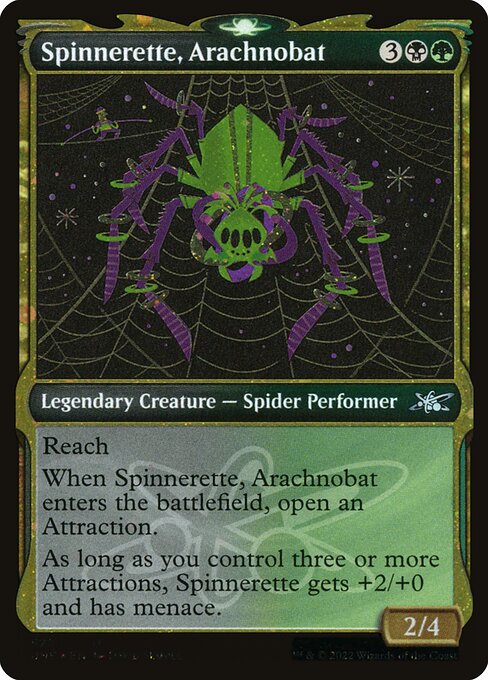 UNF: Spinnerette, Arachnobat (Showcase) (Galaxy Foil)