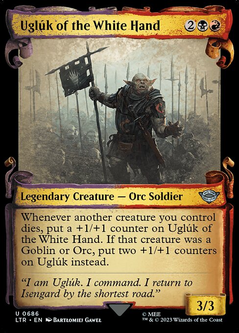 LTR: Ugluk of the White Hand (Showcase Scrolls) (Foil)