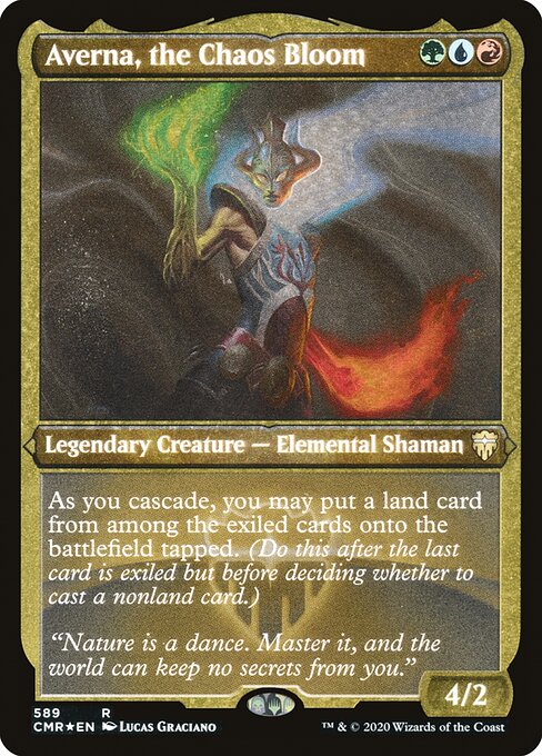 CMR: Averna, the Chaos Bloom (Foil Etched)