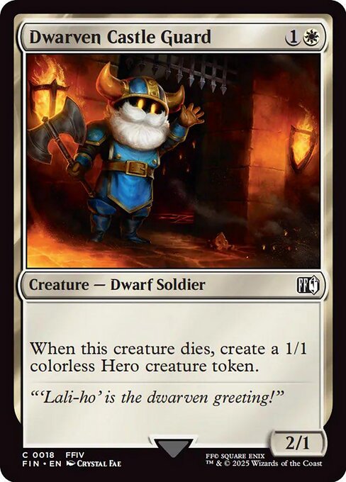 FIN: Dwarven Castle Guard (Foil)