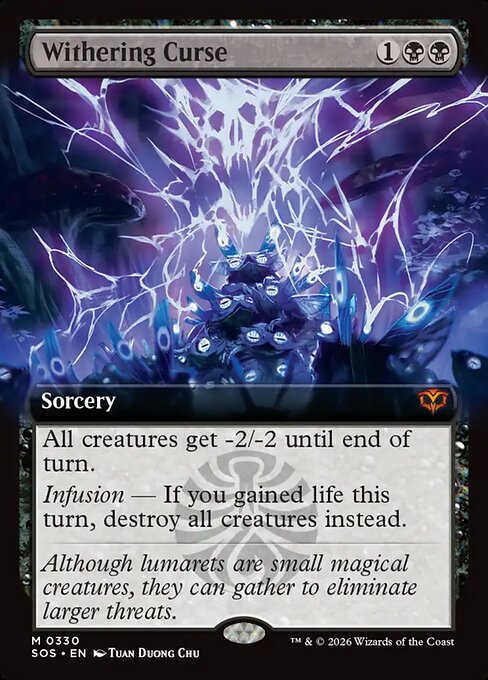 SOS: Withering Curse (Extended Art) (Foil)