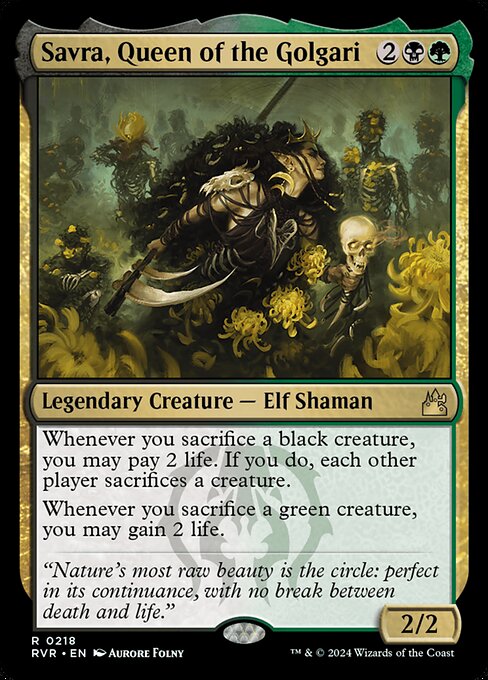 RVR: Savra, Queen of the Golgari (Foil)
