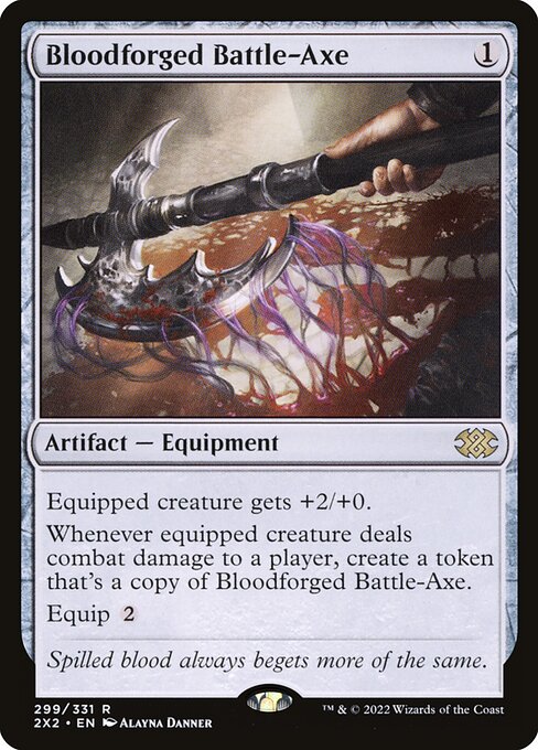 2X2: Bloodforged Battle-Axe (Foil)