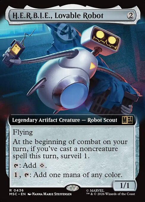 MSC: H.E.R.B.I.E., Lovable Robot (Extended Art)