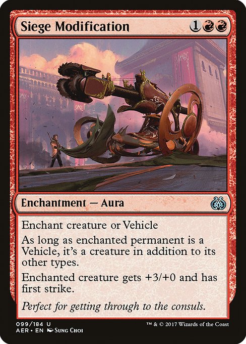 AER: Siege Modification (Foil)