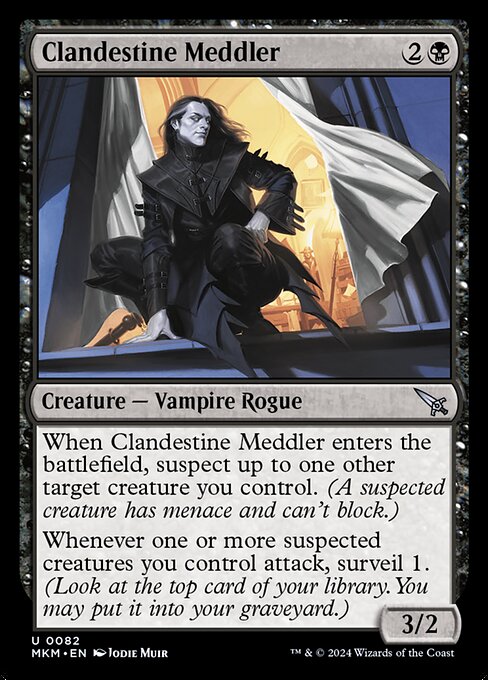 MKM: Clandestine Meddler (b) (Foil)