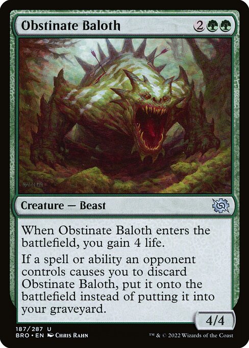 BRO: Obstinate Baloth