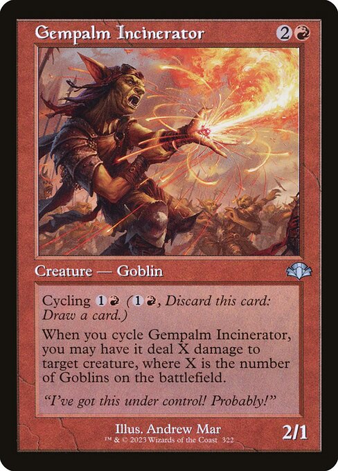 DMR: Gempalm Incinerator (Retro Frame) (Foil)