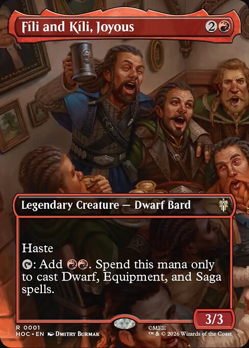 HOC: Fili and Kili, Joyous (Borderless)