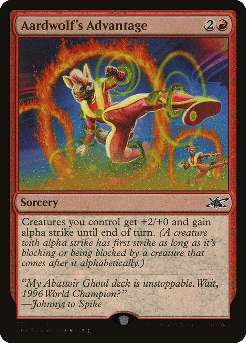 UNF: Aardwolf's Advantage (Galaxy Foil)