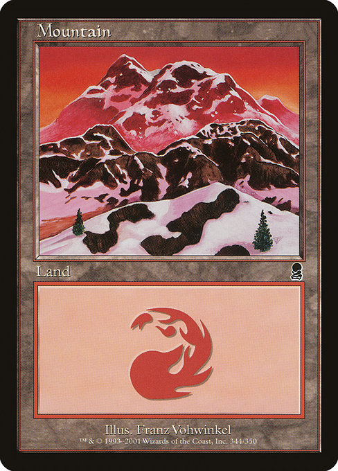 ODY: Mountain (344) (Foil)