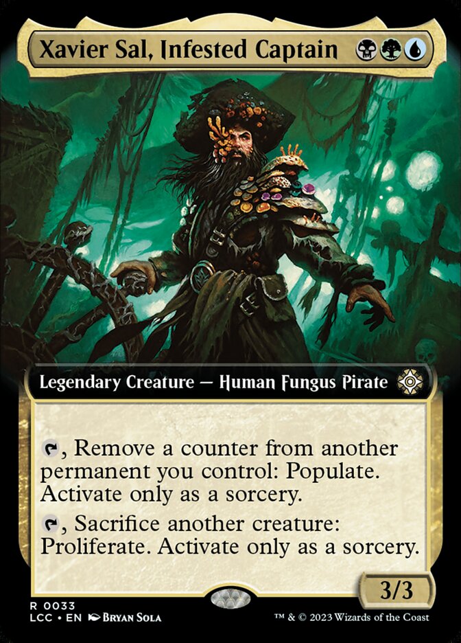 Xavier Sal, Infested Captain (Extended Art) [Foil] :: LCC