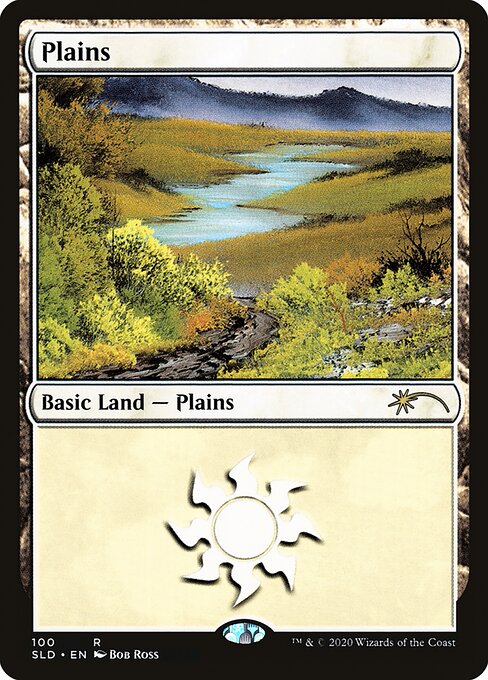SLD: Plains (100) (Bob Ross) (Foil)