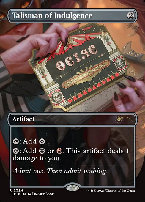 SLD: Talisman of Indulgence (Foil)
