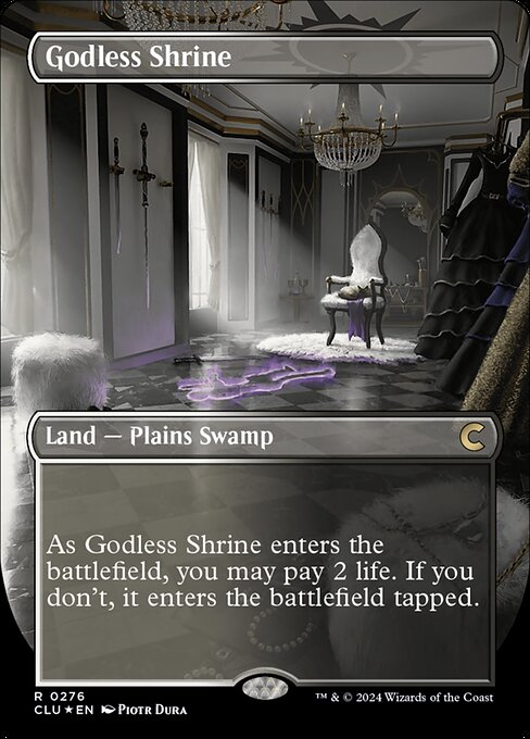 CLU: Godless Shrine (Borderless) (Foil)