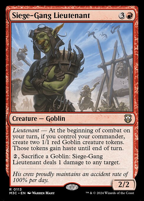 M3C: Siege-Gang Lieutenant