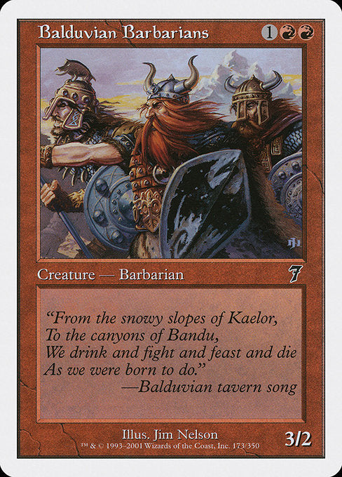 7ED: Balduvian Barbarians