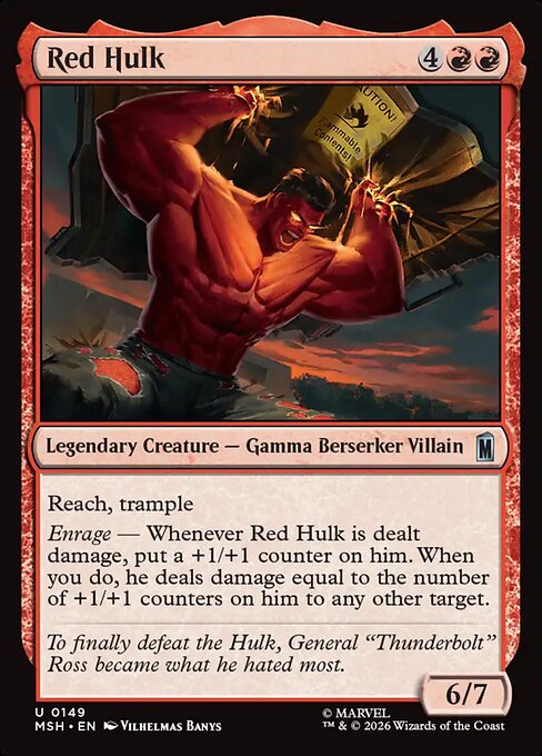 MSH: Red Hulk