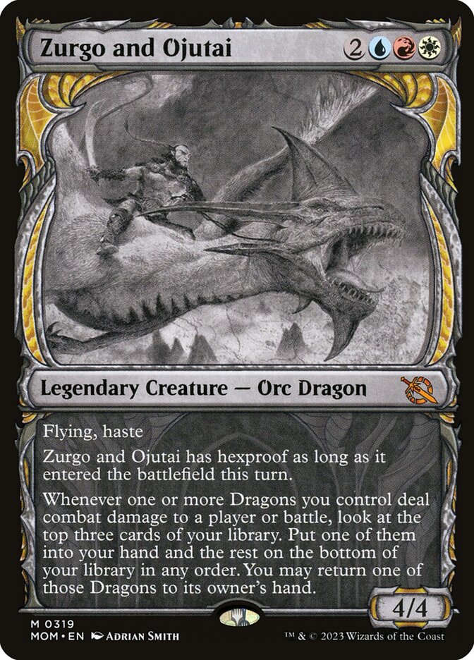 Zurgo and Ojutai (Showcase) [Foil] :: MOM