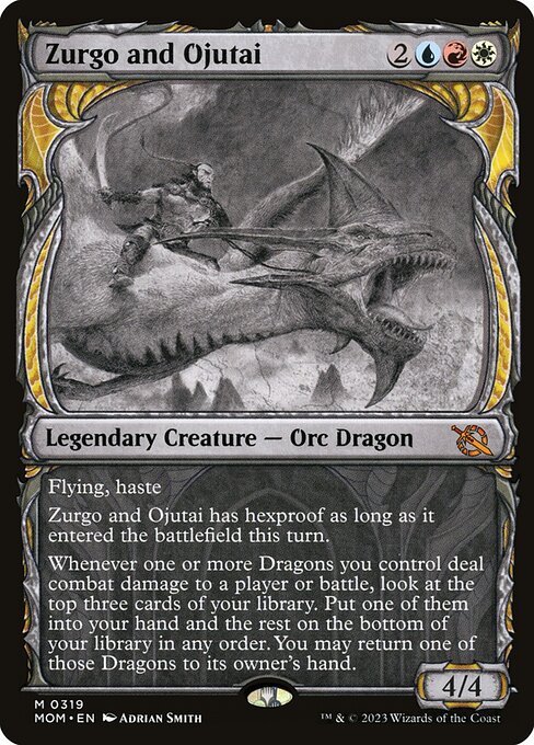 MOM: Zurgo and Ojutai (Showcase) (Foil)