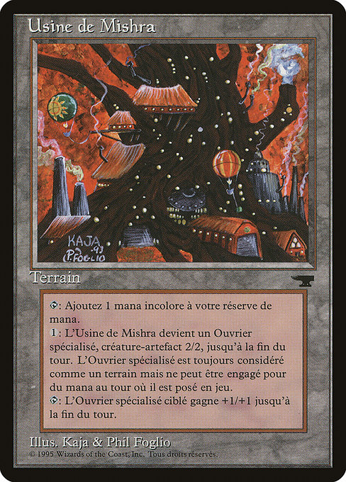 REN: Mishra's Factory (French) - "Usine de Mishra"