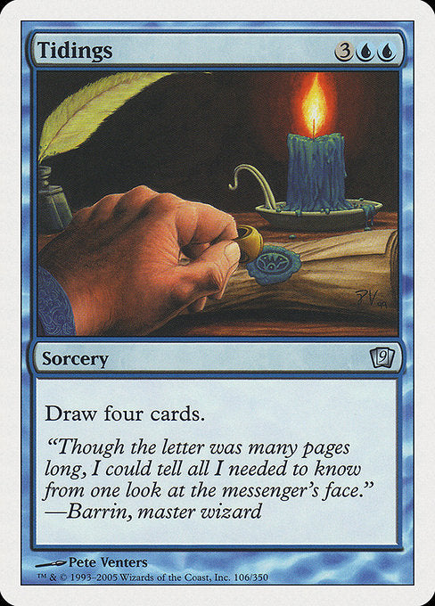 9ED: Tidings